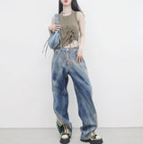 (Unisex) Renta Side Track Denim Pants