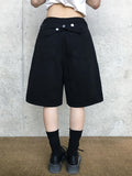 Conce Buckle Back Point Bermuda Cotton Short Pants