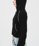 (W) Debon Towel Zip Hoodie