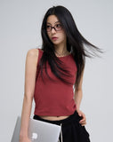 [U-BASIC] Pose Scene Ribbed Sleeveless