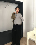 Sotten Mini Dot Polka Dot Frill Collar T-Shirt