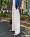 Kit Two-Pintuck Banding Slacks