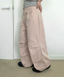 Leting Parachute Wide Cotton Pants