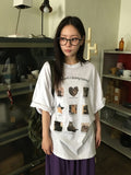 Titchill Cat Over Fit Short Sleeve Tee