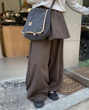 [BAONHAUS] Sosolo Cotton Tiered Layered Banding Skirt Pants