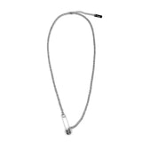 [MADE] 042 Cross clip chain necklace