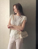 Niroin Cross Cap Sleeve Short Sleeve