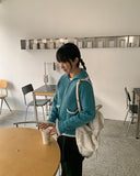 Maida Collar Color Matching Knit Cardigan