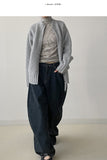 Stripe Fleece Turtleneck T-Shirt