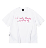Snake Ribbon Crop Short Sleeve Tee