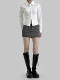 Latte Corset Shirt
