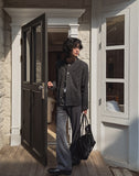 Proi Denim Tweed Round Jacket