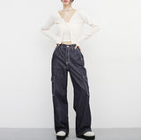 Lira denim pocket pants