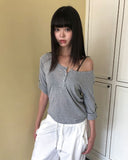 Bezen Roll-up Three Quarter T-shirt