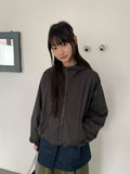 [unisex] Copat Check Hood Windbreaker Jumper