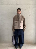 Canyl High-Neck Wool Padded Jumper