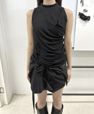 Draped Sleeveless Top