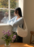 Moban Padded Cloud Quilting Shoulder Bag