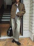 Tin Bay Washed Gray Denim