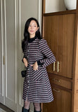 Cloned Tweed A-Line Jacket One Piece