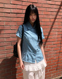 New Mal Check Short Sleeve Roll-up Shirt
