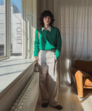 Rings Belted Wide Slacks