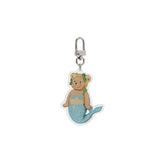 Mermaid Bear acrylic Keyring