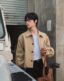 Autumn Cutting Crop Trench Coat