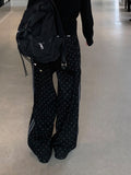 Verse Dot Line Wide Track Pants
