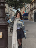 Soap Stripe Two-Way Crop Knit