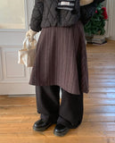 Hugit Stripe Banding Midi Skirt