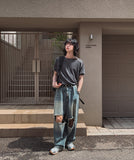 Recluse Funky Damage Balloon Denim Pants