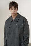 Gideon Line Washing Trucker Jacket