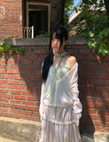 Bunch Flower Lace Scarf