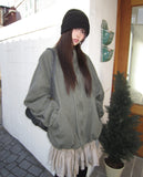 Novak Vintage Washing Short Bomber Jacket