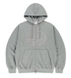 ECLIPSE RAW CUT ZIP UP HOODIE