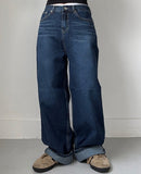 (Unisex) Rear Bijou Denim Pants