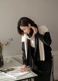 Teiel Wool Knit Muffler