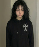 DOT CROSS LACE Hoodie