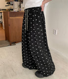 Taber banding ribbon wide pants