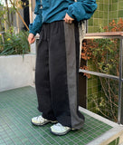 [BAONHAUS] Mutent color combination string banding pants