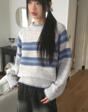 Haseul Bokashi Stripe Avant Knit