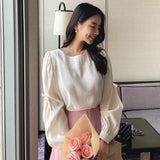 Lyle Ribbon Shirring Blouse