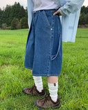 Shataka Carpenter Half Denim Pants