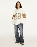 Track Balloon Denim Pants