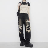 (Unisex) Letian vintage denim pants