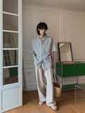 Marid Linen Two-Tuck Slacks