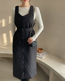 Serge Quilted Bustier Padded One Piece (Belt Set)