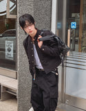 [PLAN MADE] Kuroji Metal Gakuran Crop Jacket