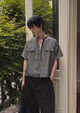 Nowell Check Tweed Short Sleeve Shirt